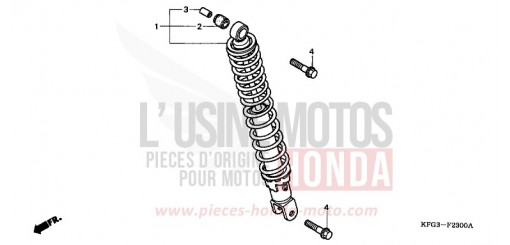 COUSSIN ARRIERE FES250W de 1998